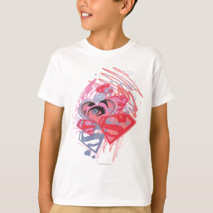 T-shirt Diamants et lèvres de Supergirl