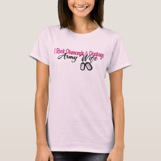 T-shirt Diamants et Tags de Roche - Armée