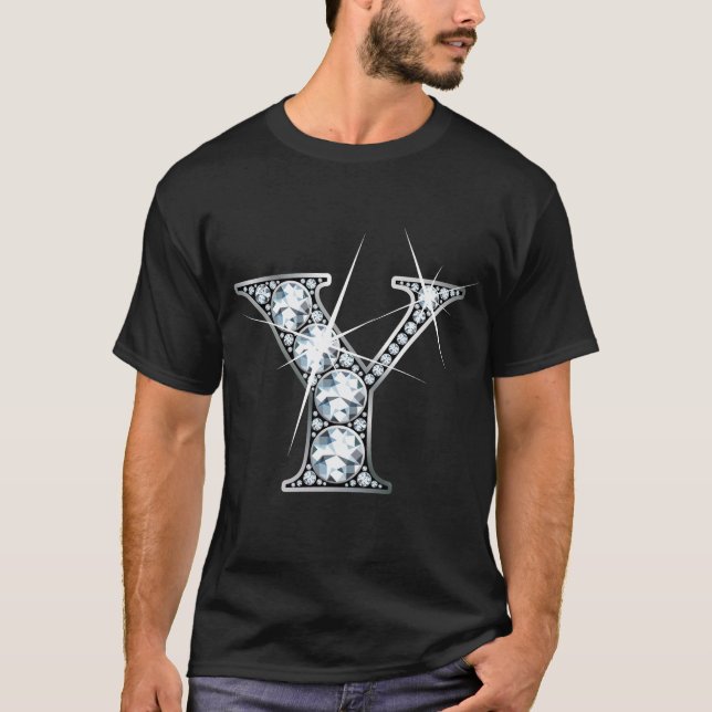 T-shirt Diamond Bling "Y" (Devant)