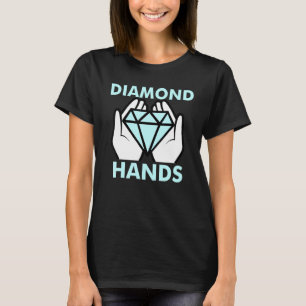 T-shirt Diamond Hands Rocket À La Lune