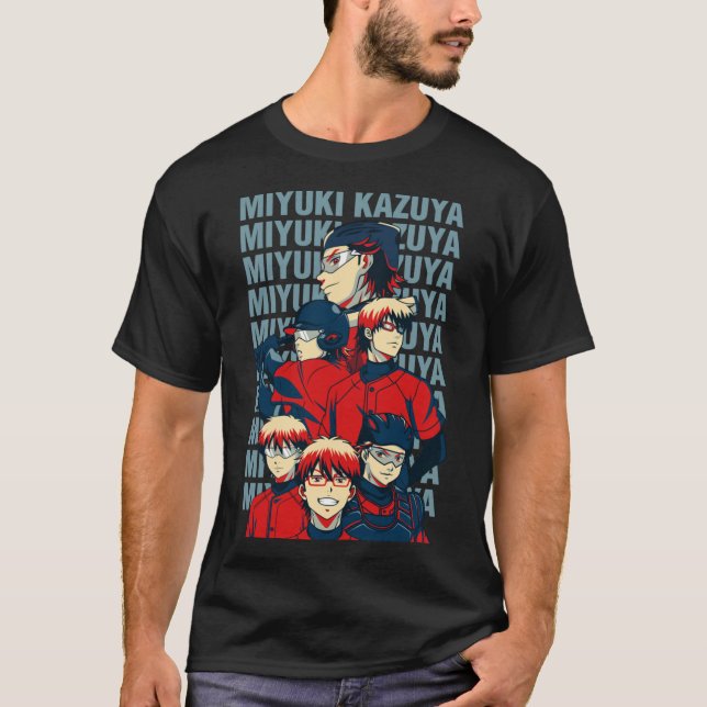 T-shirt Diamond No Ace Miyuki Kazuya Catcher   (Devant)
