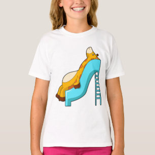T-shirt Diapositive Giraffe