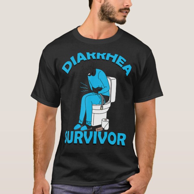 T-shirt Diarrhea Survivante Homme Femmes 1 (Devant)