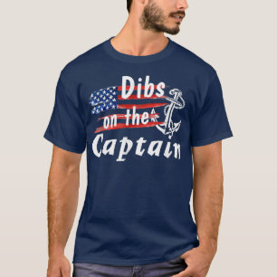 T-shirt Dibs Sur Le Capitaine Drôle Capitaine Femme