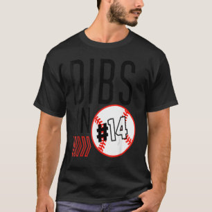 T-shirt Dibs Sur Le Numéro 14 Plongeur De Baseball Sports