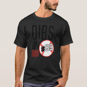 T-shirt Dibs Sur Le Numéro 99 Plongeur De Baseball Sports