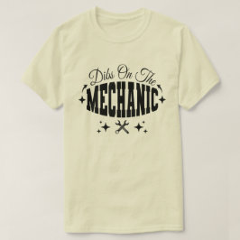 T-shirt Dibs sur le sarcasme de la femme mécanicienne amus
