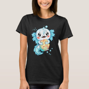T-shirt Dice Axolotl Pour Dragons D20 Rpg Jeu Hommes Femme