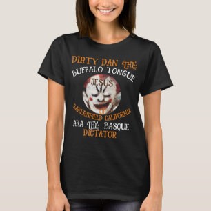 T-SHIRT DICTATEUR DE LANGUE DE BUFFLE DE BAKERSFIELD CALIF