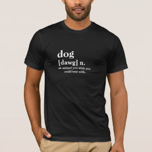 T-shirt Dictionnaire de définition de chien signifiant Dr