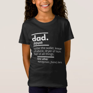 T-Shirt Dictionnaire Définition Papa - Cadeau Drôle de Fêt