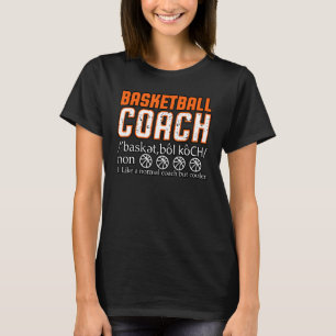 T-shirt Dictionnaire des entraîneurs de basket-ball Sport 