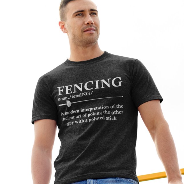 T-shirt Dictionnaire Fencer de définition de clôture amusa (Créateur téléchargé)