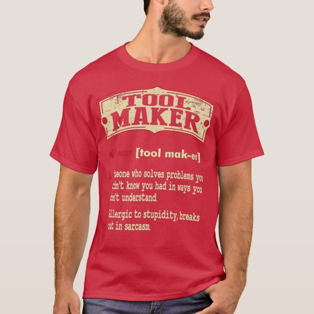 T-shirt Dictionnaire Outil Terme Sarcastique (Devant)