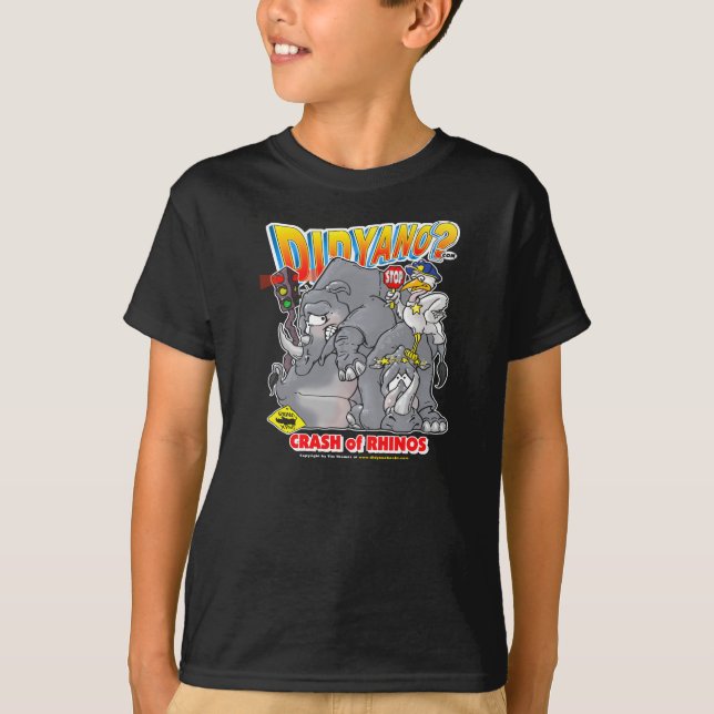 T-shirt Didyano ? Accident des rhinocéros (Devant)