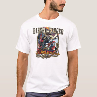 T-shirt Diesel_Finger-white