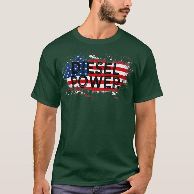 T-shirt Diesel Flag Truck Premium (Devant)