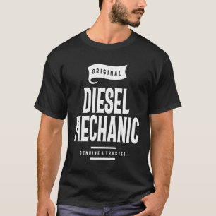 T-shirt Diesel Mécanicien Cadeau amusant Titre de l'emploi
