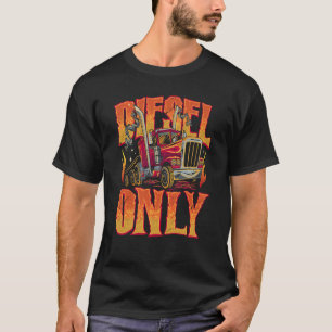 T-shirt Diesel seulement Camionneur semi-conducteur de cam