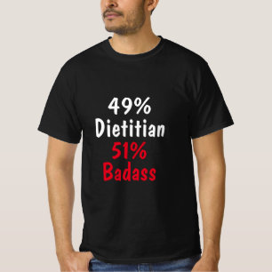 T-shirt Diététiste Badass