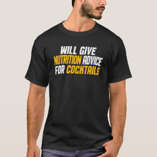 T-shirt Diététiste donnera des conseils de nutrition pour