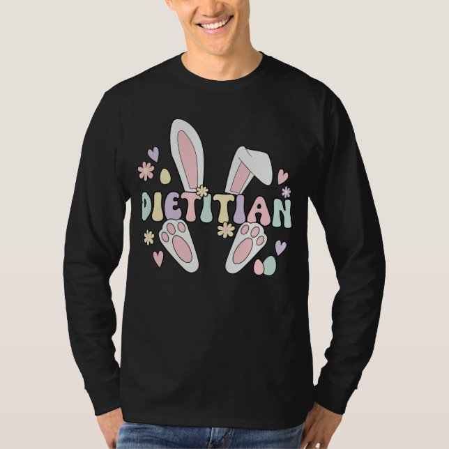 T-shirt Dietitian Easter Bunny Dietetics Easter Day (Devant)