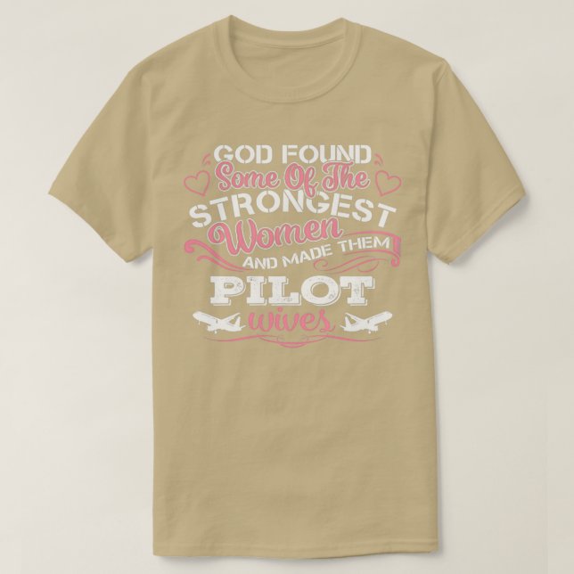 T-SHIRT DIEU A TROUVÉ UN PEU DE PILOTE 1 (Design devant)