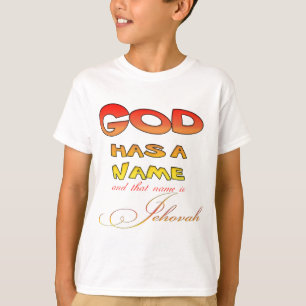 T-shirt Dieu a un nom Jéhovah