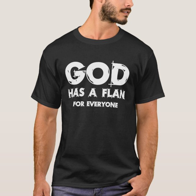 T-shirt Dieu a un passeport pour tout le monde (Devant)