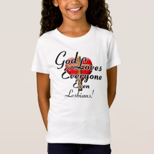 T-Shirt Dieu aime des lesbiennes !