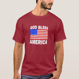 T-shirt Dieu béni l'Amérique