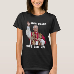 T-shirt Dieu Béni Nouveau Pape Léon Xiv Église catholique 