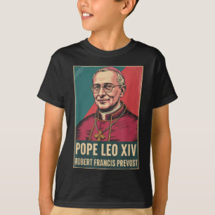 T-shirt Dieu Béni Pape Leo Xiv Pape Leo Xiv Chemise Pape L