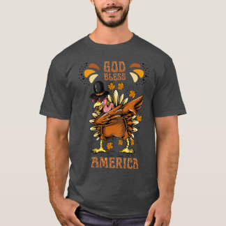 T-shirt Dieu bénis Amérique Turquie Design