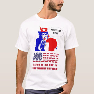 T-shirt Dieu bénisse l'Amérique