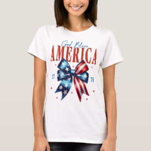T-shirt Dieu bénisse l'Amérique 1776