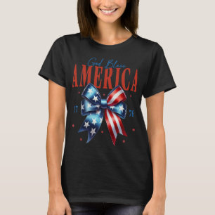 T-shirt Dieu bénisse l'Amérique 1776