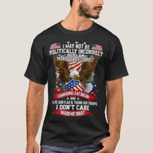 T-shirt Dieu bénisse l'Amérique politiquement incorrecte 