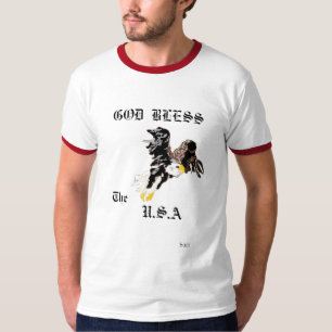T-shirt : Dieu bénisse les Etats-Unis A