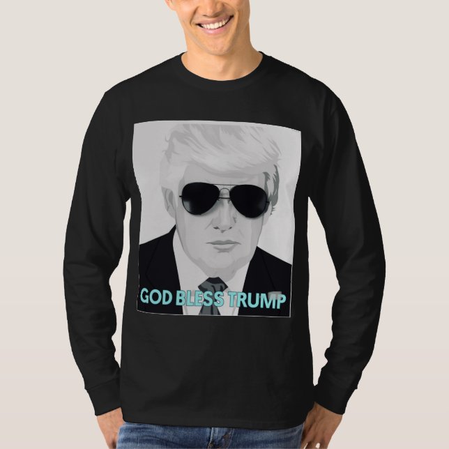 T-shirt Dieu bénisse Trump (Devant)