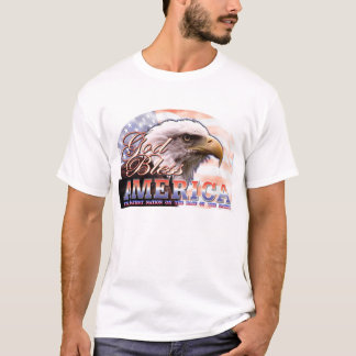 T-shirt Dieu bénissent l'Amérique