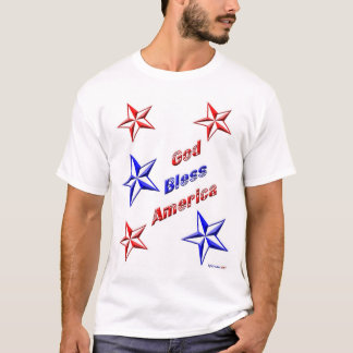 T-shirt Dieu bénissent l'Amérique
