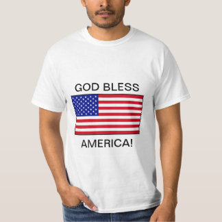 T-shirt Dieu bénissent l'Amérique
