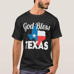 T-shirt Dieu bénissent le Texas