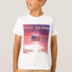 T-shirt Dieu bénissent les Etats-Unis