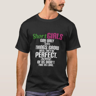 T-shirt Dieu court laisse les choses grandir jusqu'à ce qu