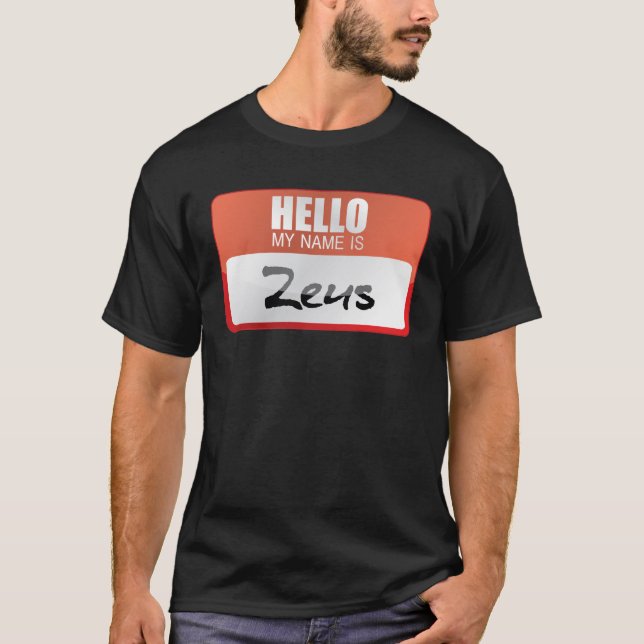 T-shirt Dieu de Grec de costume de Halloween de mythologie (Devant)