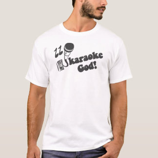 T-shirt Dieu de karaoke