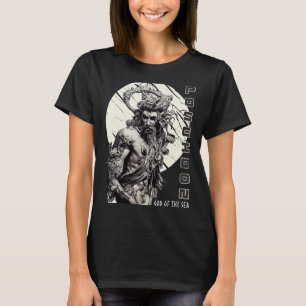 T-shirt Dieu De La Mer Poséidon Mythologie Grecque Ancienn