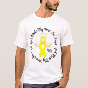 T-shirt Dieu de sarcome a fait à mon héros un ange